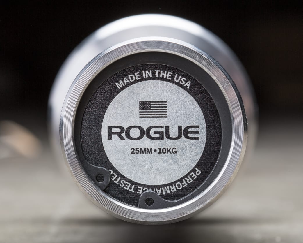 Rogue 10KG Junior Bar 25MM Barbell Weight Training Rogue Fitness DE